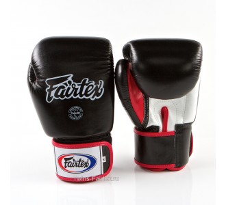 Перчатки боксерские Fairtex (BGV-1 Black-White-Red)